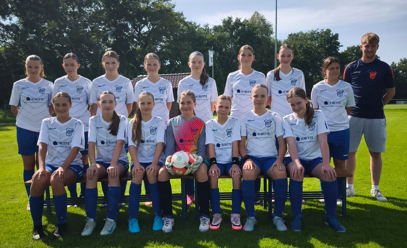 C_Juniorinnen_2025_2026 Mädchenfussball bei Fresena Ihren / Westoverledingen