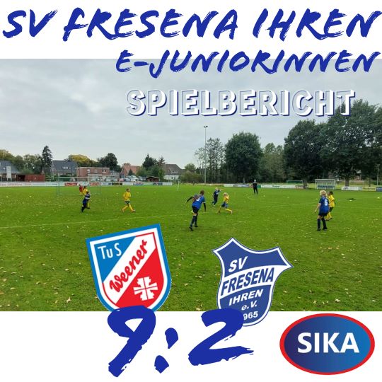 Mädchen spielen Fußball beim SV Fresena Ihren