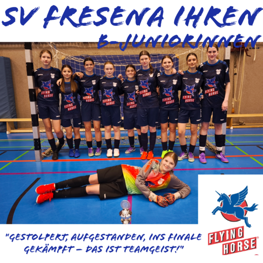 Siegreiche Auswahl der B-Juniorinnen beim WinterCup 2026 des SV Gotano