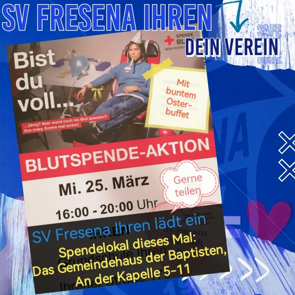 SV Fresena Ihren Blutspende