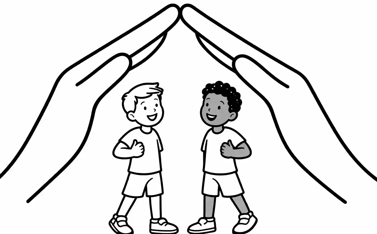 Hilfsmaterial für Jungen